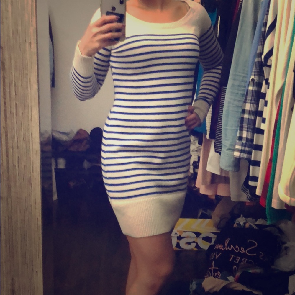 Old navy stripped sweater dress